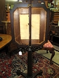 Victorian Pole Firescreen